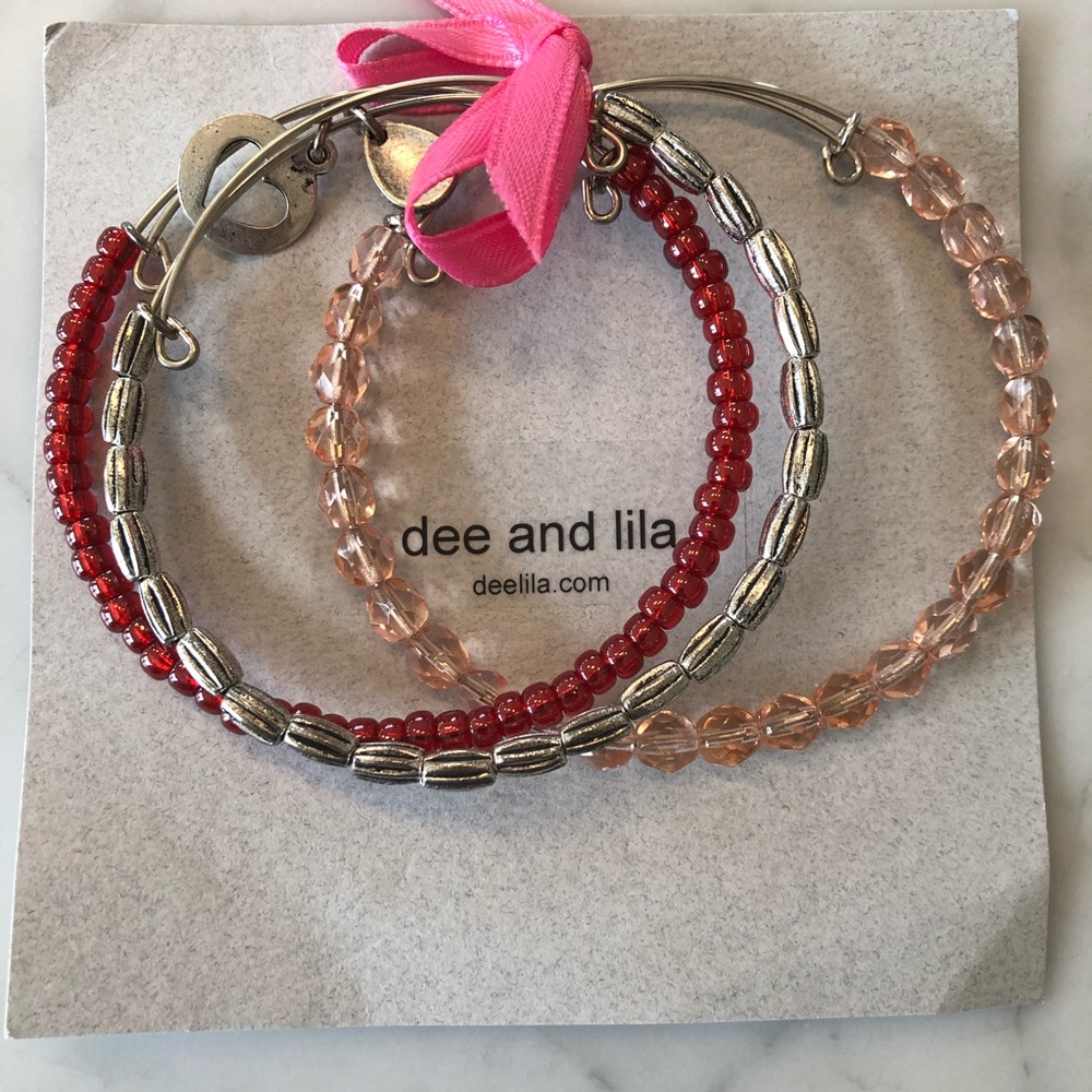 Beaded bangle bracelets
